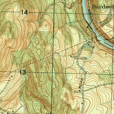 United States Geological Survey Shelburne Falls, MA (1949, 25000-Scale) digital map