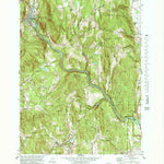 United States Geological Survey Shelburne Falls, MA (1978, 25000-Scale) digital map