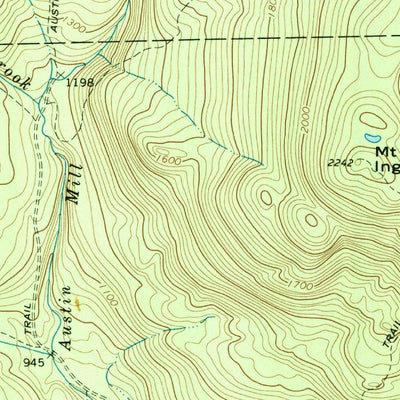 United States Geological Survey Shelburne, NH-ME (1970, 24000-Scale) digital map