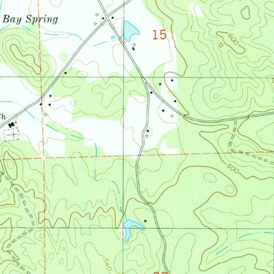 United States Geological Survey Shelby, AL (1980, 24000-Scale) digital map