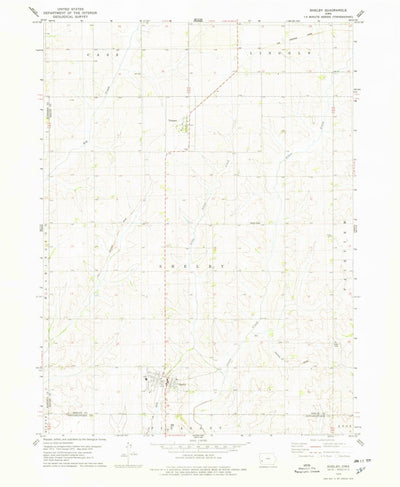 United States Geological Survey Shelby, IA (1978, 24000-Scale) digital map