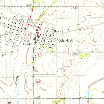 United States Geological Survey Shelby, IA (1978, 24000-Scale) digital map