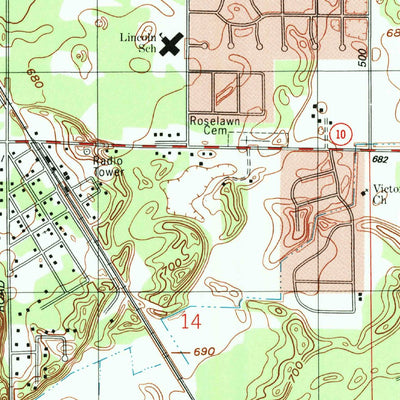 United States Geological Survey Shelby, IN (1992, 24000-Scale) digital map