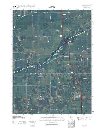 United States Geological Survey Shelby, IN (2010, 24000-Scale) digital map