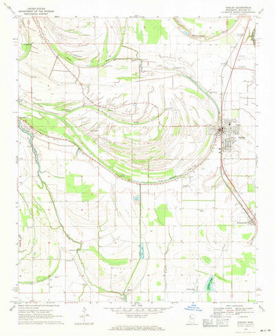 United States Geological Survey Shelby, MS (1969, 24000-Scale) digital map