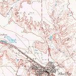 United States Geological Survey Shelby, MT (1943, 62500-Scale) digital map