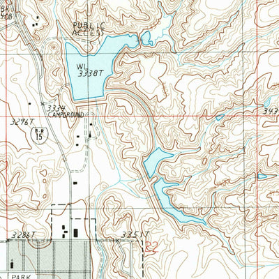 United States Geological Survey Shelby, MT (1986, 24000-Scale) digital map