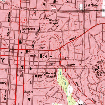 United States Geological Survey Shelby, NC (2002, 24000-Scale) digital map