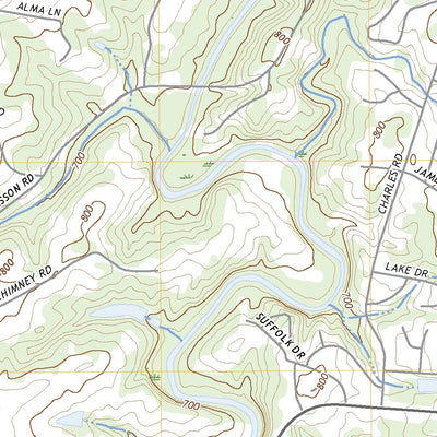 United States Geological Survey Shelby, NC (2022, 24000-Scale) digital map