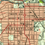 United States Geological Survey Shelbyville, IN (1953, 24000-Scale) digital map