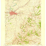 United States Geological Survey Shelbyville, KY (1954, 24000-Scale) digital map