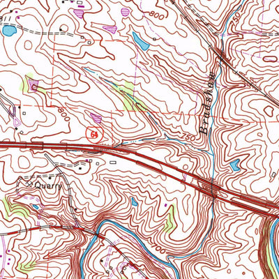 United States Geological Survey Shelbyville, KY (1965, 24000-Scale) digital map