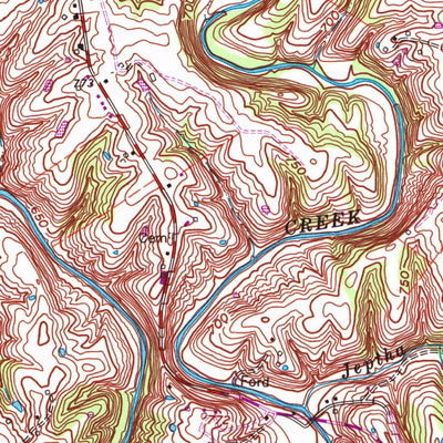 United States Geological Survey Shelbyville, KY (1965, 24000-Scale) digital map