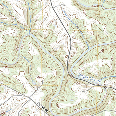 United States Geological Survey Shelbyville, KY (2022, 24000-Scale) digital map