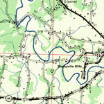United States Geological Survey Shelbyville, TN (1944, 100000-Scale) digital map