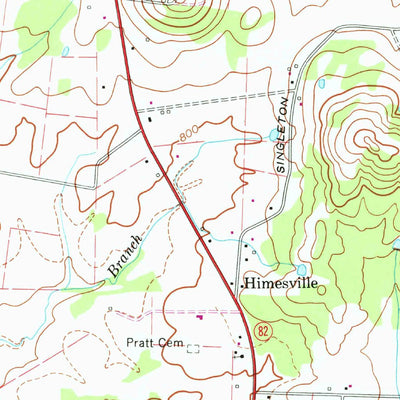 United States Geological Survey Shelbyville, TN (1966, 24000-Scale) digital map