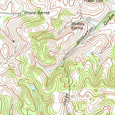 United States Geological Survey Shelbyville, TN (1966, 24000-Scale) digital map
