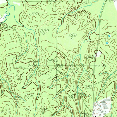 United States Geological Survey Shelbyville, TX (1984, 24000-Scale) digital map