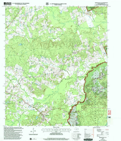 United States Geological Survey Shelbyville, TX (2003, 24000-Scale) digital map