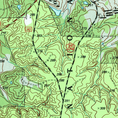 United States Geological Survey Shelbyville, TX (2003, 24000-Scale) digital map