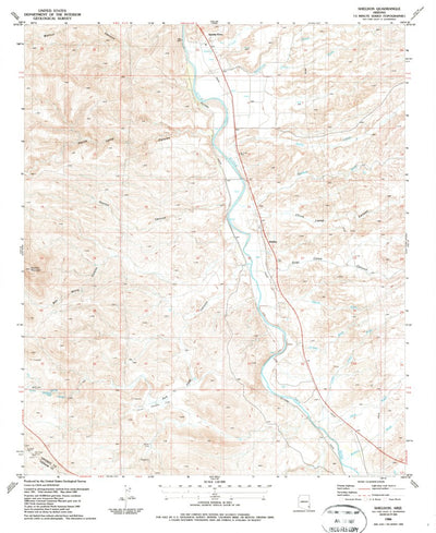 United States Geological Survey Sheldon, AZ (1986, 24000-Scale) digital map