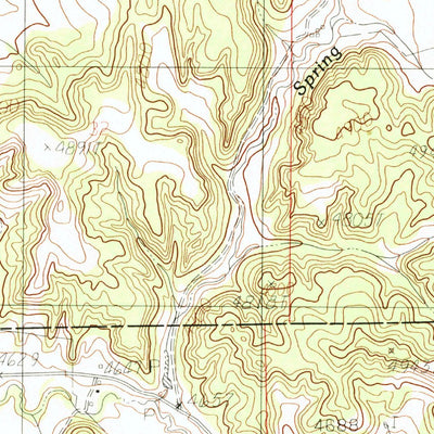 United States Geological Survey Sheldon Creek, WY (1984, 24000-Scale) digital map