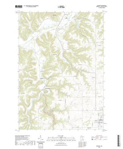 United States Geological Survey Sheldon, MN (2022, 24000-Scale) digital map