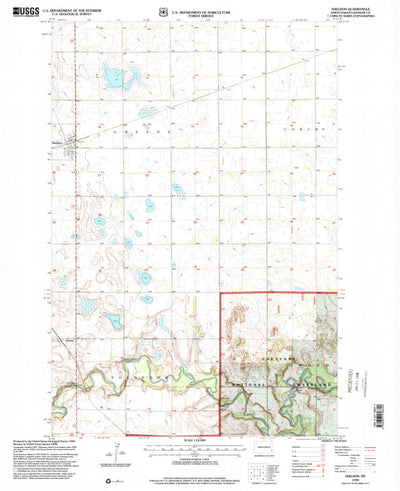 United States Geological Survey Sheldon, ND (1998, 24000-Scale) digital map