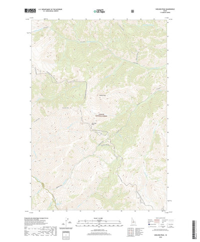 United States Geological Survey Sheldon Peak, ID (2020, 24000-Scale) digital map