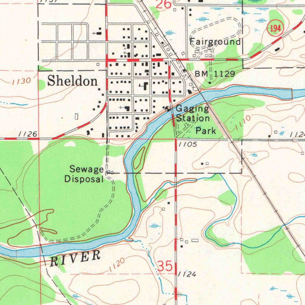 Sheldon, WI (1971, 24000-Scale) Map by United States Geological Survey ...