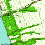 United States Geological Survey Sheldrake, NY (1942, 24000-Scale) digital map