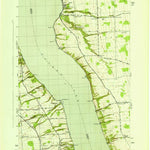 United States Geological Survey Sheldrake, NY (1943, 31680-Scale) digital map