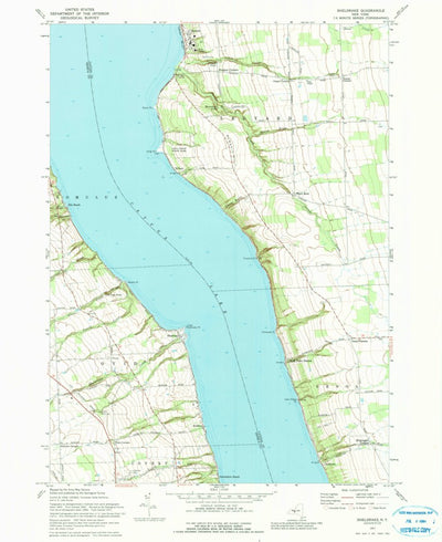 United States Geological Survey Sheldrake, NY (1971, 24000-Scale) digital map