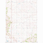 United States Geological Survey Shell Butte, MT (1981, 24000-Scale) digital map