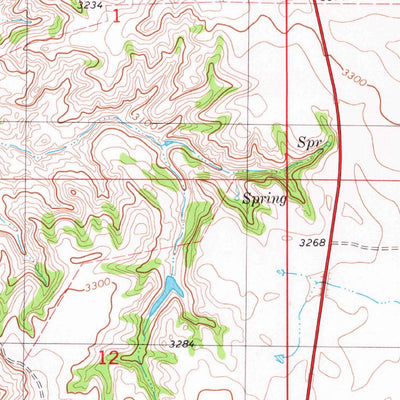 United States Geological Survey Shell Butte, MT (1981, 24000-Scale) digital map