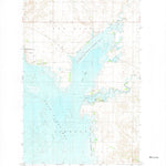 United States Geological Survey Shell Creek Bay, ND (1981, 24000-Scale) digital map