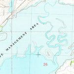 United States Geological Survey Shell Creek Bay, ND (1981, 24000-Scale) digital map