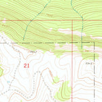 United States Geological Survey Shell Falls, WY (1960, 24000-Scale) digital map