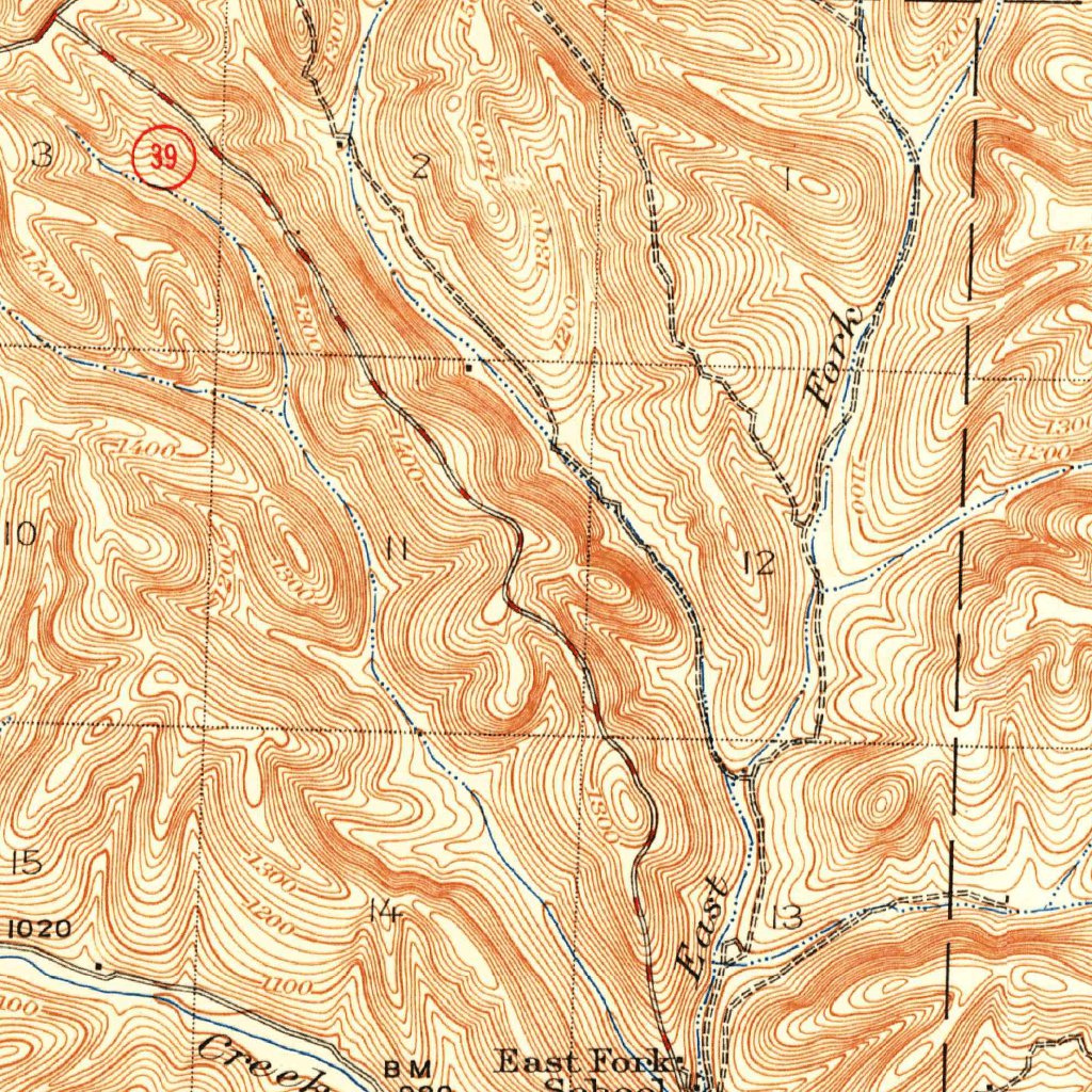 Shell Knob, MO (1927, 62500-Scale) Map by United States Geological ...