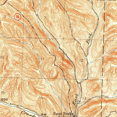 United States Geological Survey Shell Knob, MO (1927, 62500-Scale) digital map