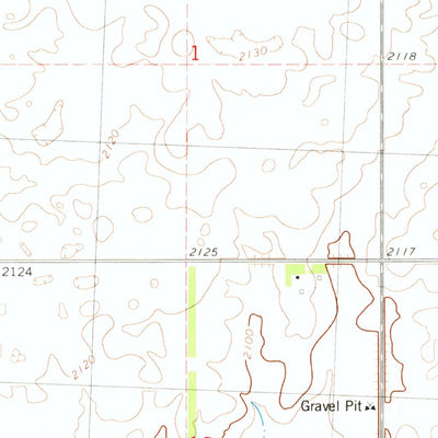 United States Geological Survey Shell Lake, ND (1981, 24000-Scale) digital map