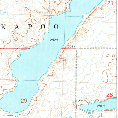 United States Geological Survey Shell Lake, ND (1981, 24000-Scale) digital map