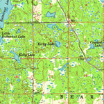 United States Geological Survey Shell Lake, WI (1965, 62500-Scale) digital map