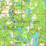 United States Geological Survey Shell Lake, WI (1965, 62500-Scale) digital map