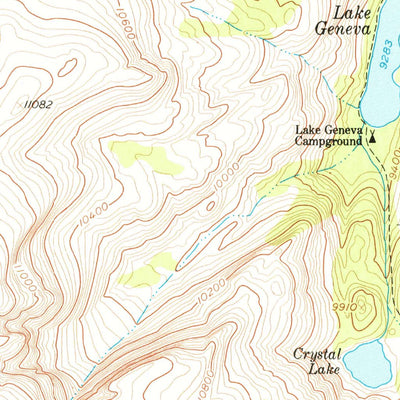 United States Geological Survey Shell Lake, WY (1960, 24000-Scale) digital map