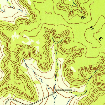 United States Geological Survey Shell Mountains, TX (1947, 24000-Scale) digital map