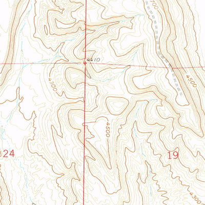 United States Geological Survey Shell, WY (1960, 24000-Scale) digital map