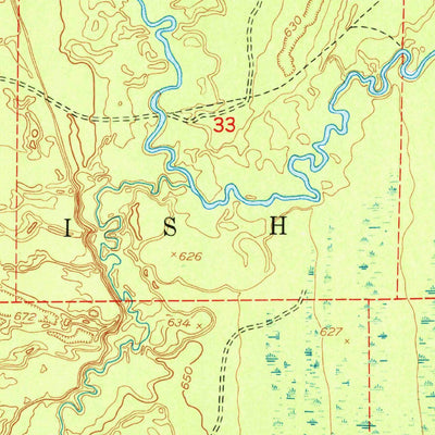 United States Geological Survey Shelldrake, MI (1951, 24000-Scale) digital map