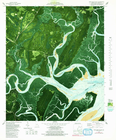 United States Geological Survey Shellman Bluff, GA (1979, 24000-Scale) digital map