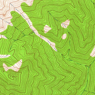 United States Geological Survey Shellrock Peak, ID (1962, 24000-Scale) digital map